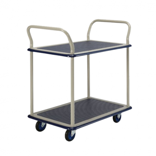 NB Series NB-104 Trolley 150 kg - Metal Double deck dual handle type