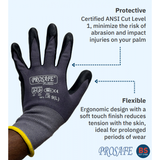 PROSAFE FLEXI-27 NBR Foam Coated Glove