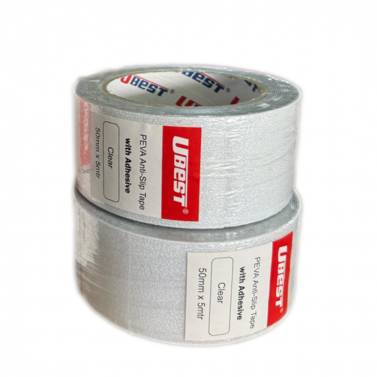 U-BEST Clear Peva Anti Slip Tape 2" X 5MTR [NEW]