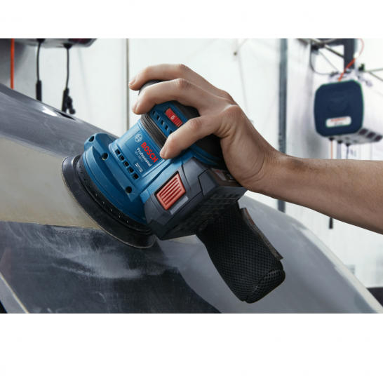 BOSCH GEX 185-LI Professional Cordless Random Orbit Sander. 5" (125mm). Bare Unit or Set