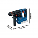 BOSCH GBH 18V-18X Professional Cordless Rotary Hammer Drill Comes With One Chuck and Kickback Control