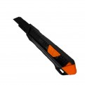 ELEPHANT Heavy Duty Pen Knife with lock. 18mm Utility Knife. Sharp black blade. With hole for tool lanyard attachment