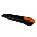 ELEPHANT Heavy Duty Pen Knife with lock. 18mm Utility Knife. Sharp black blade. With hole for tool lanyard attachment