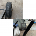 Double Cylinder Trolley comes with 10" Air Wheel