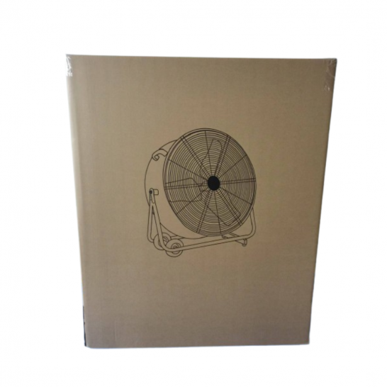 AIRKING 24" 230V High Velocity Drum Air Circulator Fan C/W Wheels. Drum Fan