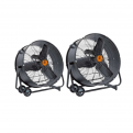 AIRKING 24" 230V High Velocity Drum Air Circulator Fan C/W Wheels. Drum Fan