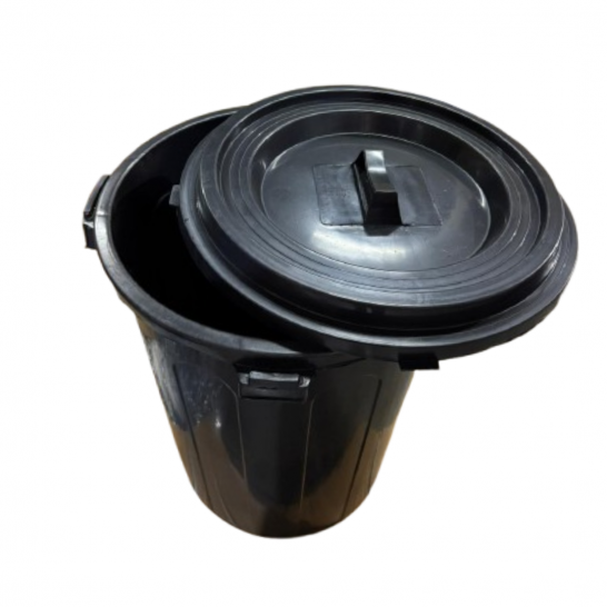 Utility Bin 18gal (68ltr) with Cover. Heavy Duty. Plastic Storage Bin / Waste Bin