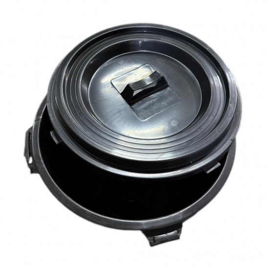 Utility Bin 18gal (68ltr) with Cover. Heavy Duty. Plastic Storage Bin / Waste Bin