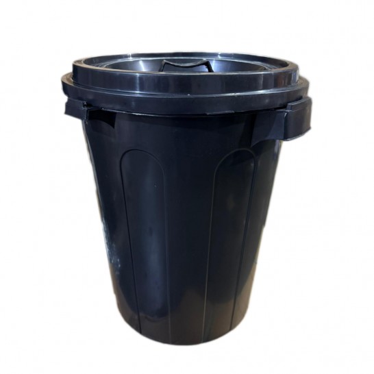 Utility Bin 18gal (68ltr) with Cover. Heavy Duty. Plastic Storage Bin / Waste Bin