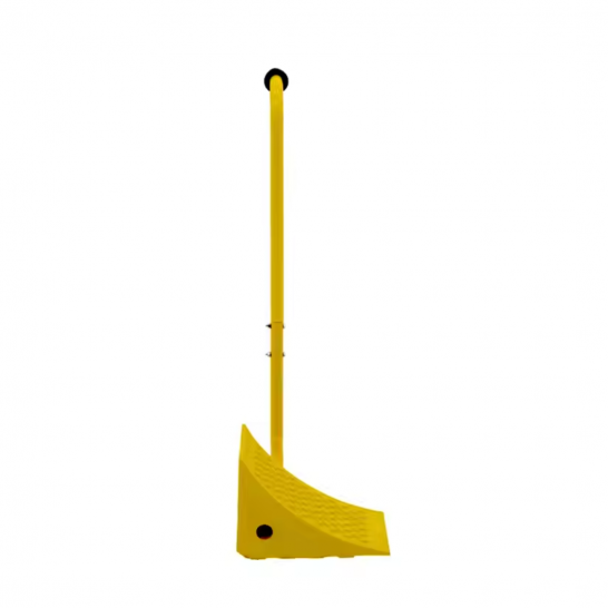 PVC Wheel Chock With Steel Handle | Wheel Chock