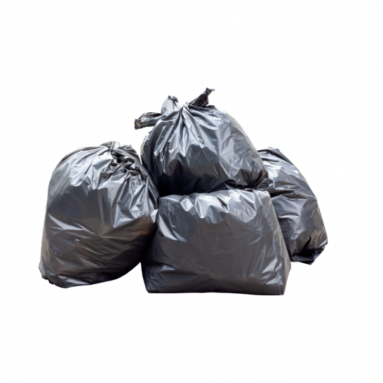 Heavy Duty Large Black Garbage Bag / Domestic Bin Bag 36"X48" 40pcs/pkt