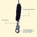 HARU HE-xx-LE Vertical & Horizontal Retractable Fall Arrestor with Handle (Retractable Lifeline EN360)