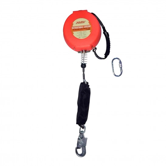 HARU HE-xx-LE Vertical & Horizontal Retractable Fall Arrestor with Handle (Retractable Lifeline EN360)