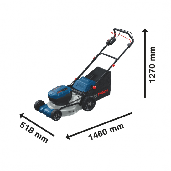BOSCH GRA 18V2-46 PRO Cordless Lawn Mower | 460mm Cutting Width | Brushless Motor