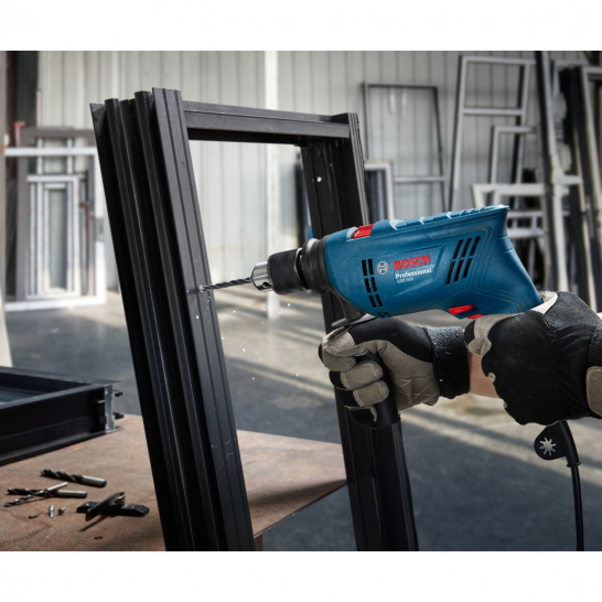BOSCH GSB 600 PRO Impact Drill Set with accessories. (replaces GSB 10RE)