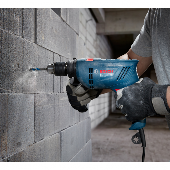 BOSCH GSB 600 PRO Impact Drill Set with accessories. (replaces GSB 10RE)