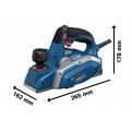 BOSCH GHO 16-82 PRO Portable Planer | Fine Depth Control