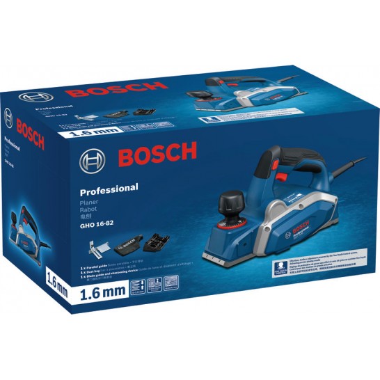 BOSCH GHO 16-82 PRO Portable Planer | Fine Depth Control