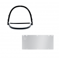 BLUE EAGLE A3 Visor Bracket with FC-73 Clear Face Shield Visor Set. Taiwan