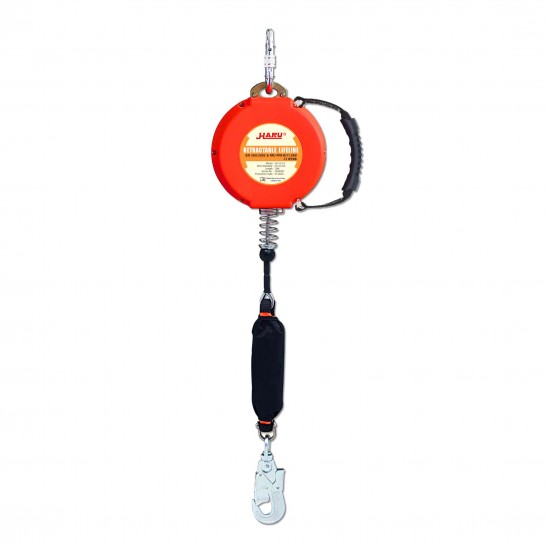HARU HE-xx-LE Vertical & Horizontal Retractable Fall Arrestor with Handle (Retractable Lifeline EN360)