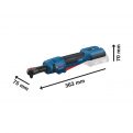 BOSCH GRC 18V-60 Professional Cordless Ratchet Wrench Set