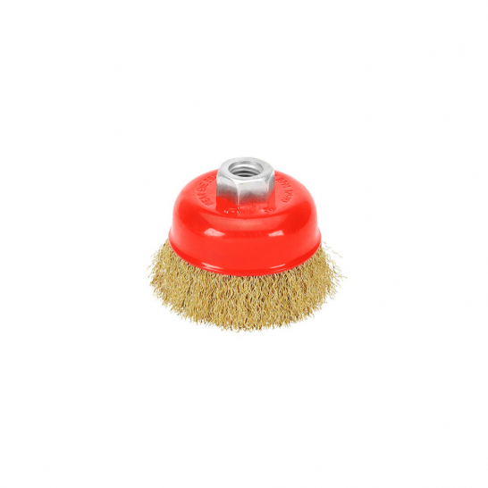 “BIGBON” Crimped Brass Coated Steel Wire Cup Brush