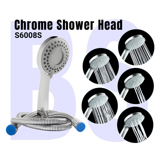 Premium Chrome Shower Set S6008-S