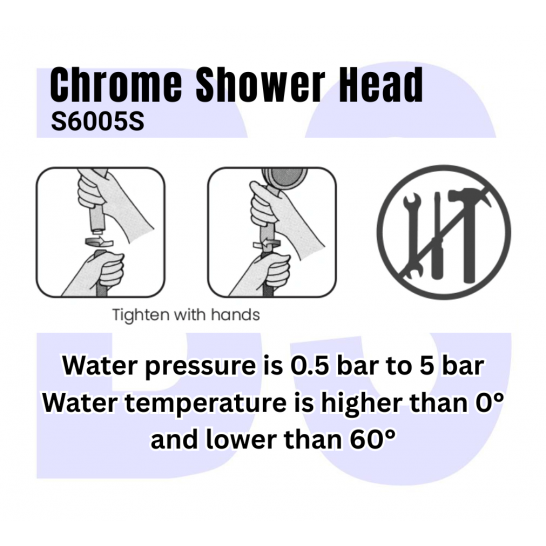 Premium Chrome Shower Set S6005-S