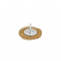 "BIGBON" Brass Coated Wire Wheel Brush With Shank