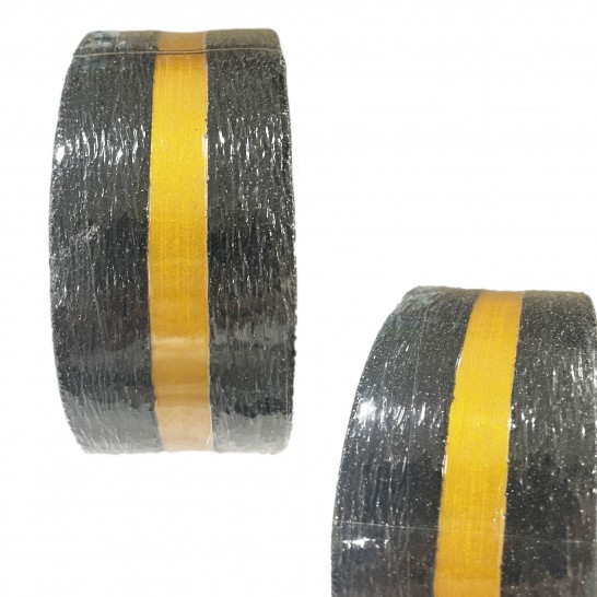 U-BEST Black Anti-Slip Tape With Yellow Reflective