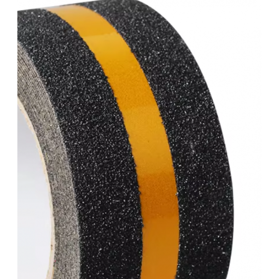 U-BEST Black Anti-Slip Tape With Yellow Reflective