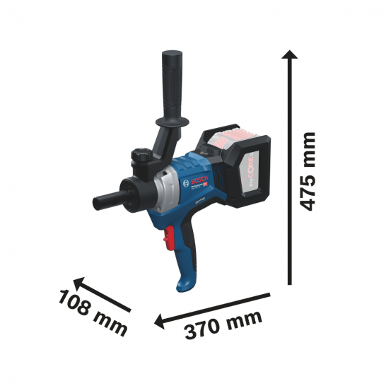 BOSCH GRW 18V-120 Professional Cordless Mixer. Stirring Mechanism. Stirrer.