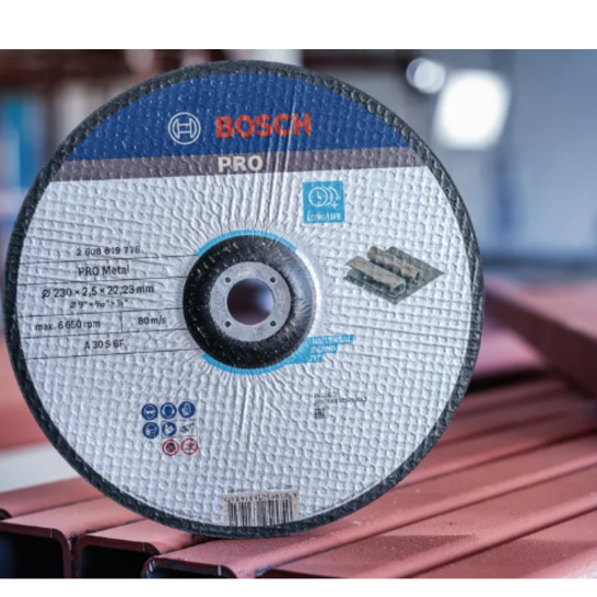 BOSCH PRO Metal Bonded Cutting Disc For Large Angle Grinders With Locking Nut