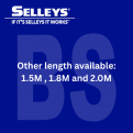 SELLEYS 1021 SS304 Heavy Duty Shower Hose 1.2M