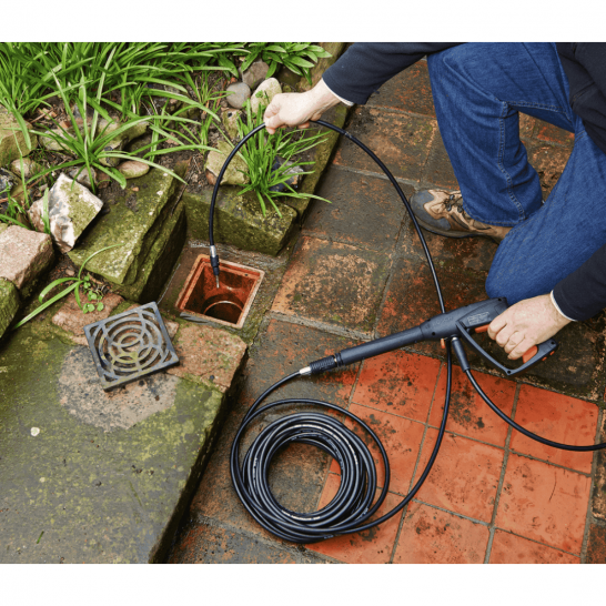 BOSCH Drain Cleaner High Pressure Hose 10mtr (130 bar). Attach to Aquatak models