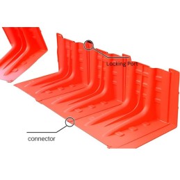 Flood Control Barrier. Water Diversion Barrier. Flood Protection.