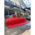 Flood Control Barrier. Water Diversion Barrier. Flood Protection.
