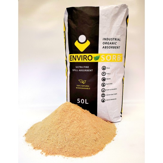 ENVIRO-SORB Natural Saw Dust. 5kg/bag. 1kg absorbs 10ltr. Biodegradable. Eco-friendly
