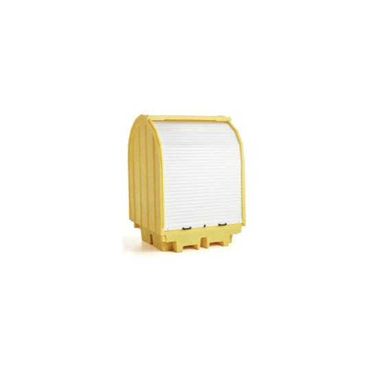 Hard Covered 4 Drum Spill Pallet. 4 x 205L Drum.