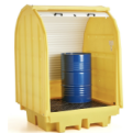 Hard Covered 4 Drum Spill Pallet. 4 x 205L Drum.