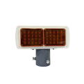 "TENTO" Yellow Solar LED Strobe Light. Warning Light. Road Safety Light.