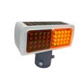"TENTO" Yellow Solar LED Strobe Light. Warning Light. Road Safety Light.