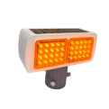 "TENTO" Yellow Solar LED Strobe Light. Warning Light. Road Safety Light.