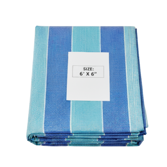Blue White Canvas Sheet 6ft x 6ft