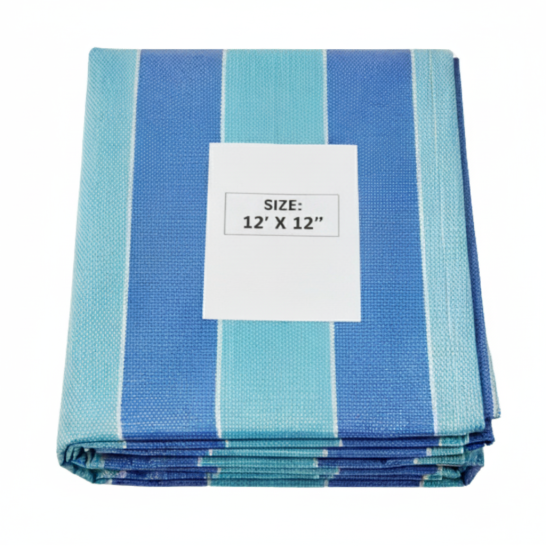 Blue White Canvas Sheet 12ft x 12ft