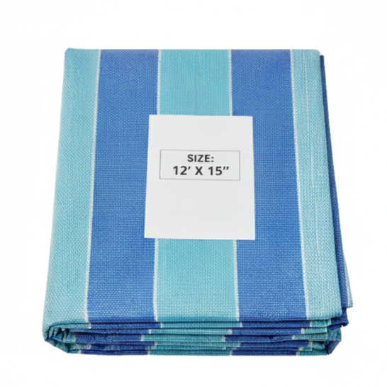 Blue White Canvas Sheet 12ft x 15ft
