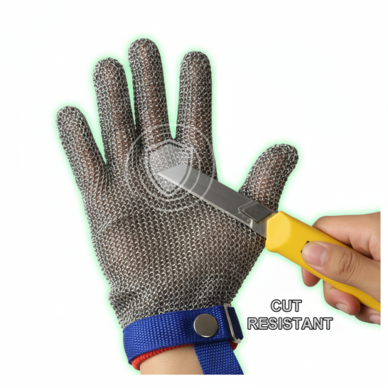 Stainless Steel Wire Mesh Chain Glove- per piece