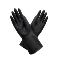 PROSAFE H/D Black Industrial Rubber Glove- per pair. 12inch (300mm).