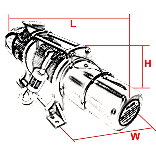 Electric Winch 1000 kg