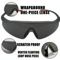 91797 Anti-Scratch Safety Eyewear (Smoke Lens) Spectacle